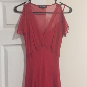 Vintage Betsey Johnson red dress size xs